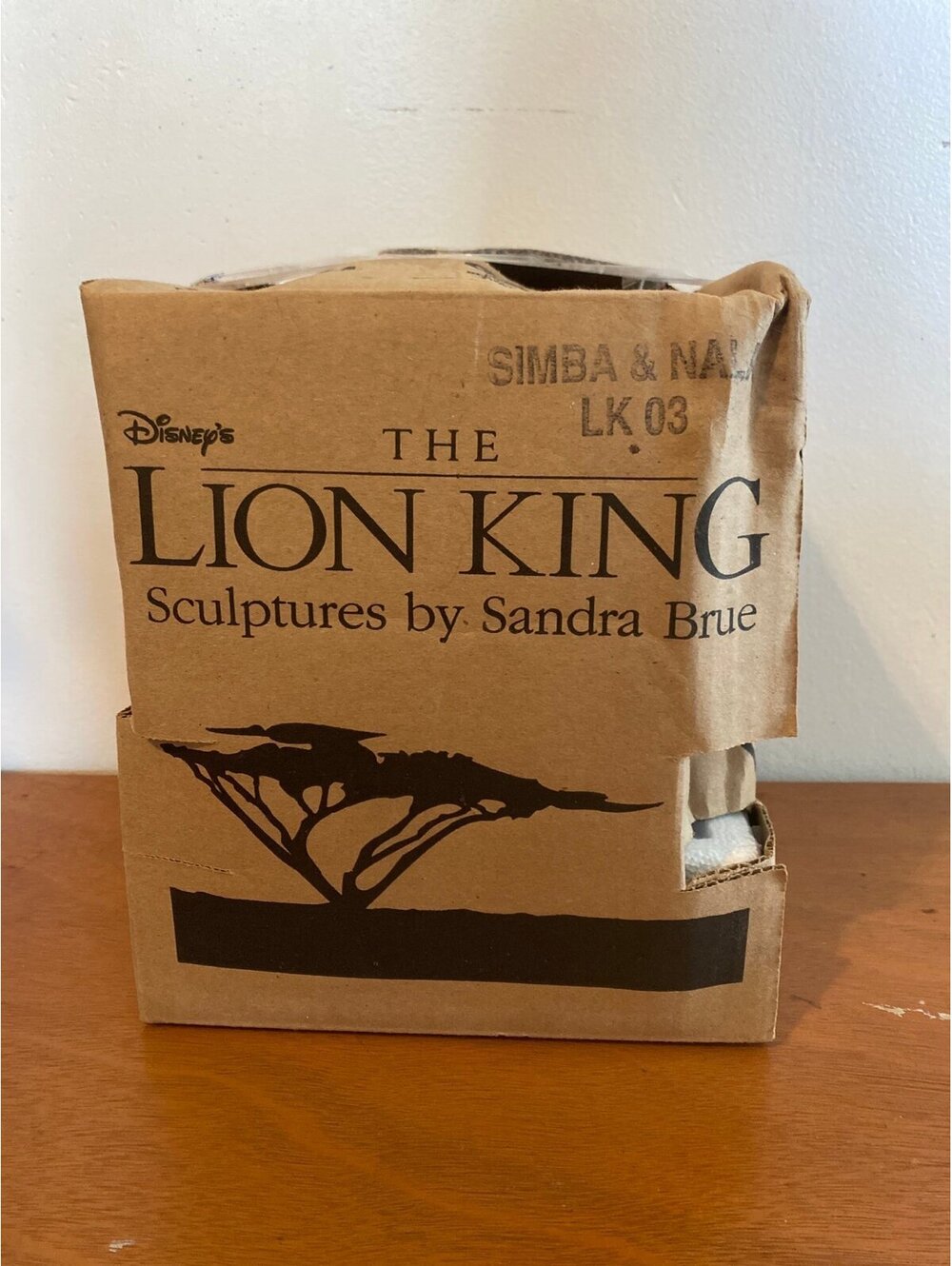 Vintage Lion King Sculpture Simba and Nala